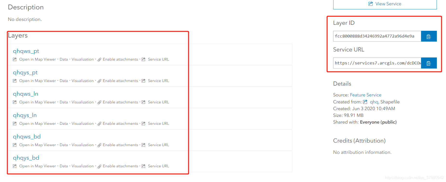 FeatureLayer详细页